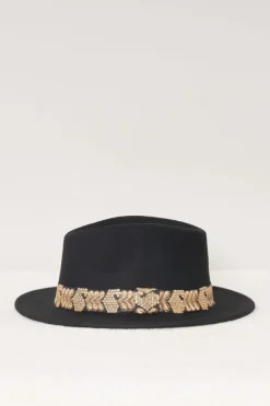 Maradji Chapeaux En Feutre^Jim Galon Dore