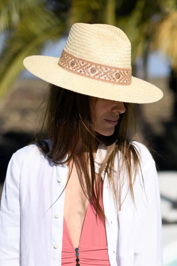 Maradji Chapeaux De Paille^Rosalie Galon Indien
