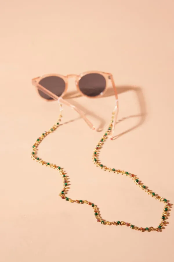 Maradji Chaines A Lunettes^Sissi Vert Et Orange