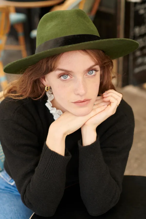 Maradji Chapeaux En Feutre^Victor Galon Velours Et Patch