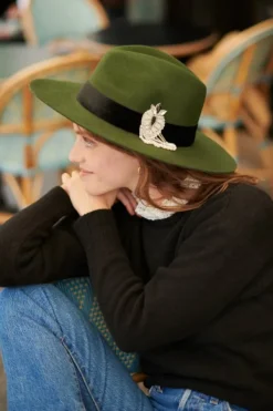 Maradji Chapeaux En Feutre^Victor Galon Velours Et Patch